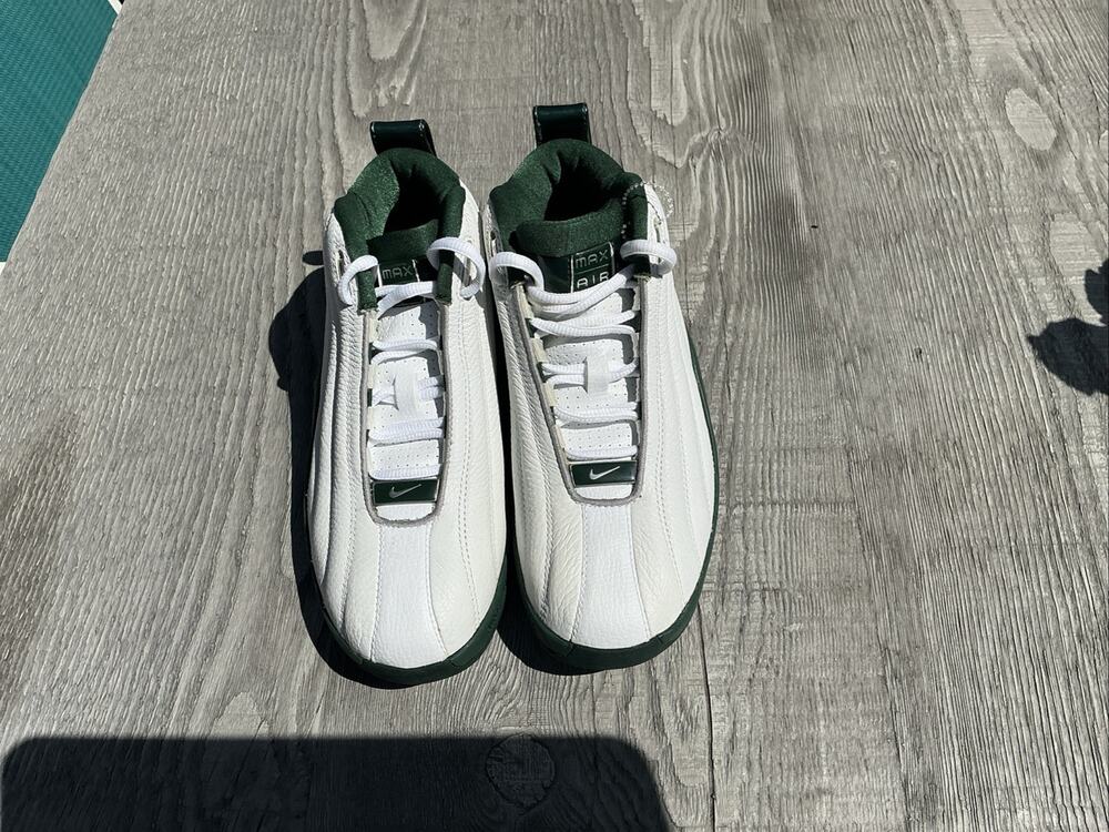 Nike Air Max Chosen TB Size 6.5 Mens White & Green 2002 TB Leather